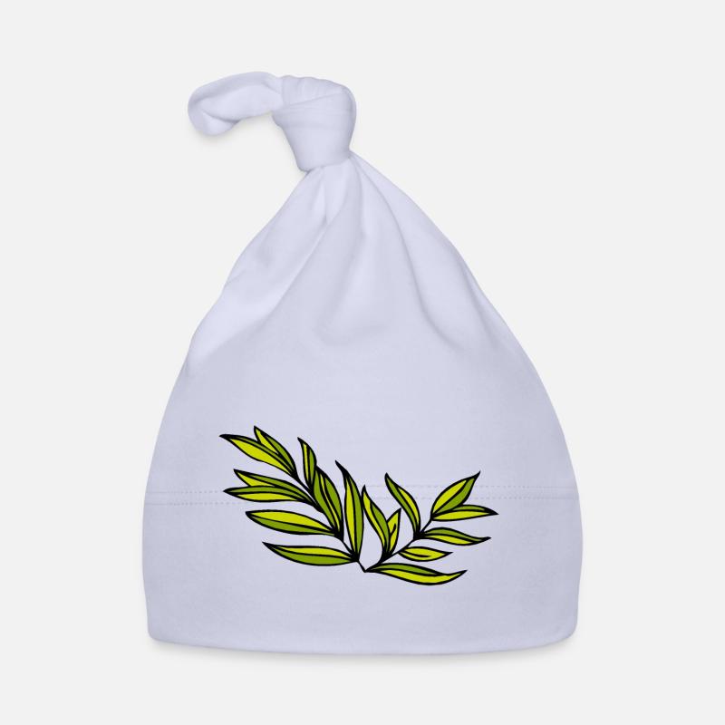 leaf plug leaves Organic Baby Cap