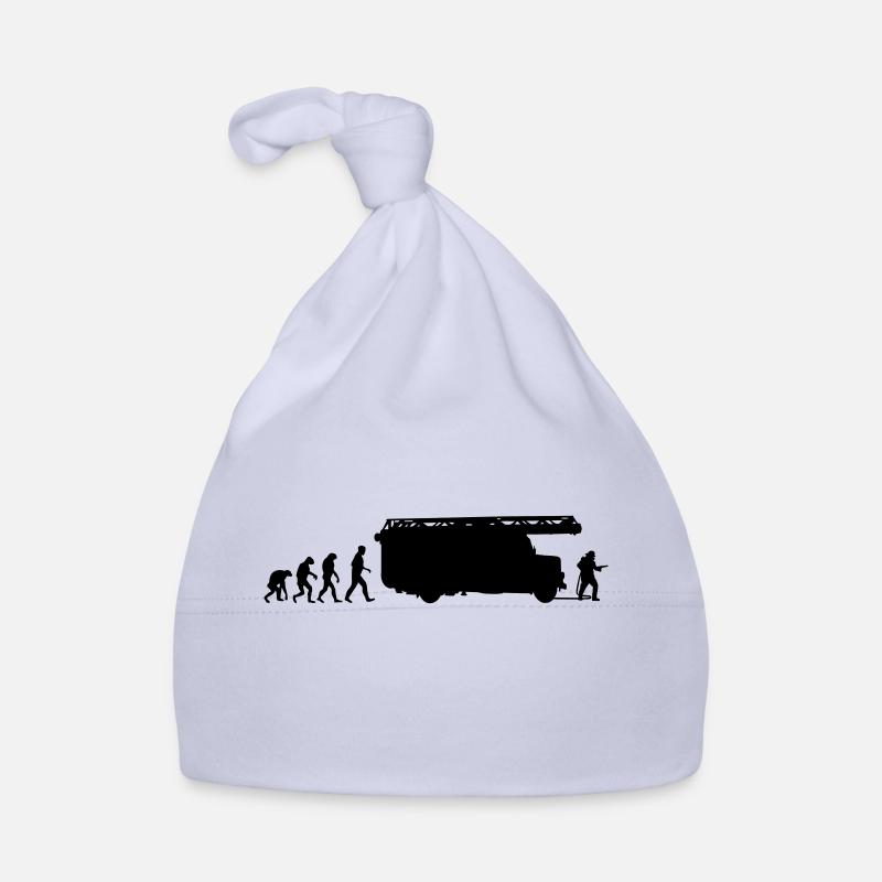 Firefighter Evolution Fire Truck Ladder Organic Baby Cap
