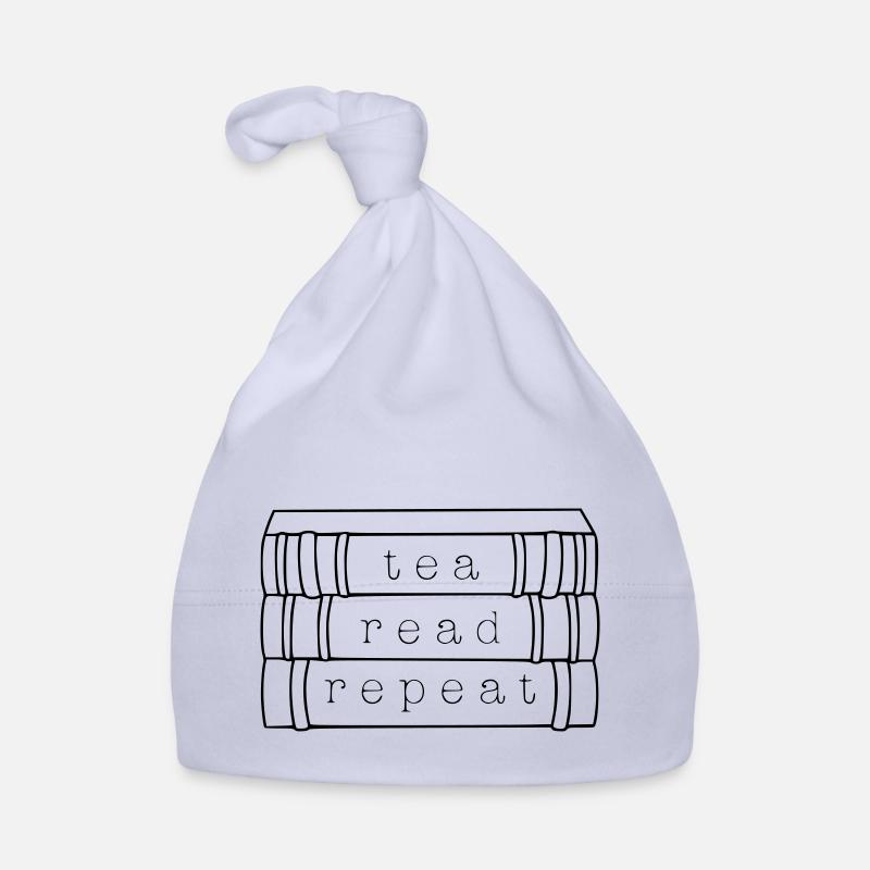 Tea. Read. Repeat. Organic Baby Cap