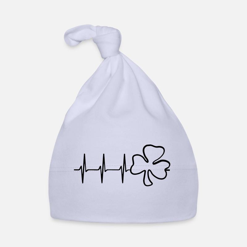 trèfle symbole trèfle saint patrick ́s jour ekg Bonnet bio Bébé