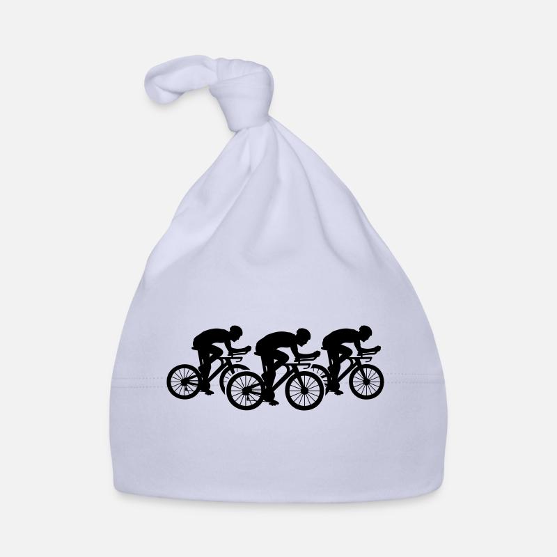 Vélo de triathlon par équipe Bonnet bio Bébé