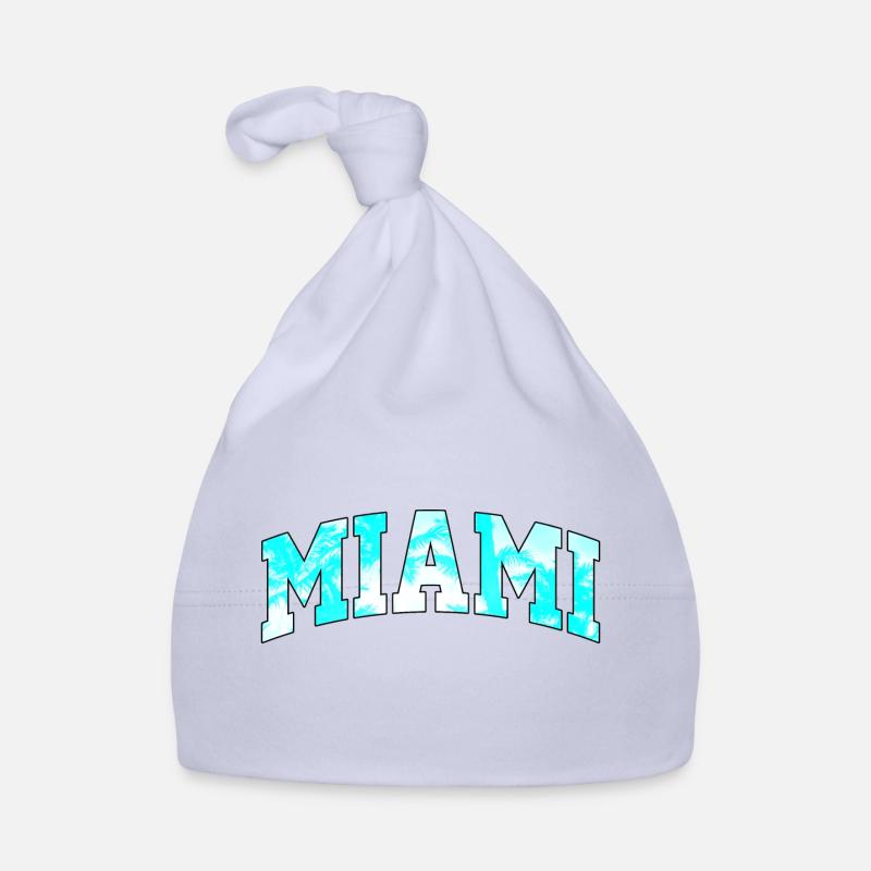 Miami logo: Collegiate design with a tropical vibe Organic Baby Cap