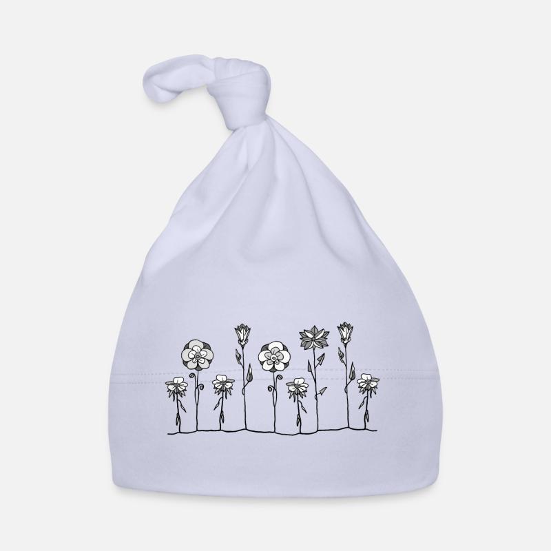 Blumen Baby Bio-Mütze
