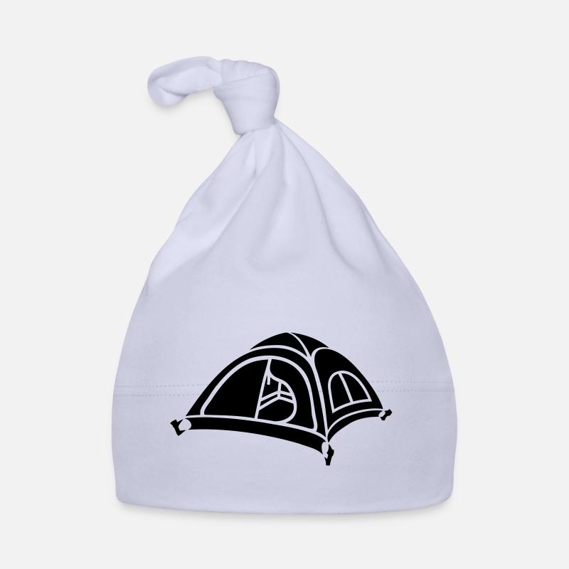 Spend the night outside Design Tent Organic Baby Cap