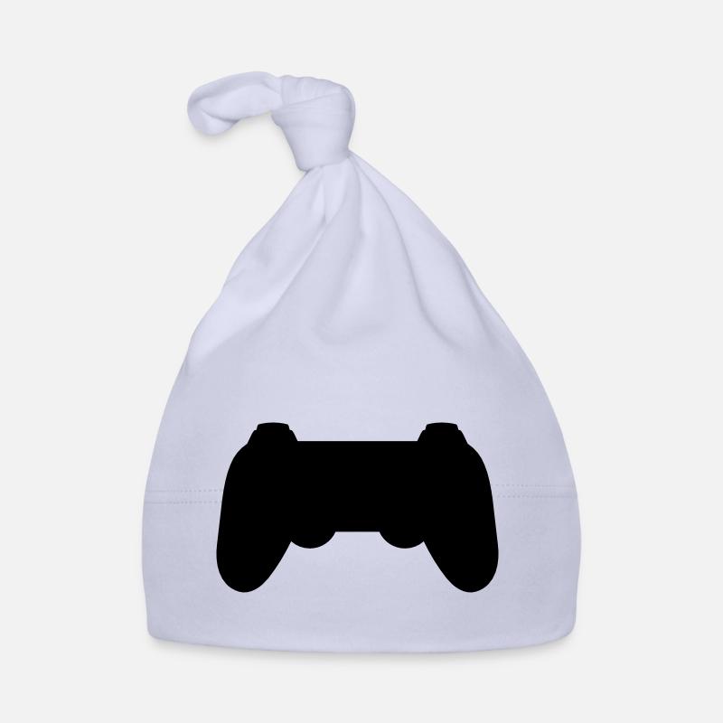 Silhouette Konsole Retro Controller Baby Bio-Mütze