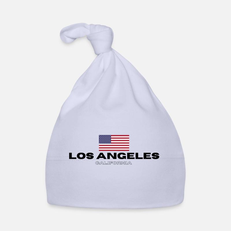 Los Angeles - Bonnet bio Bébé - ciel