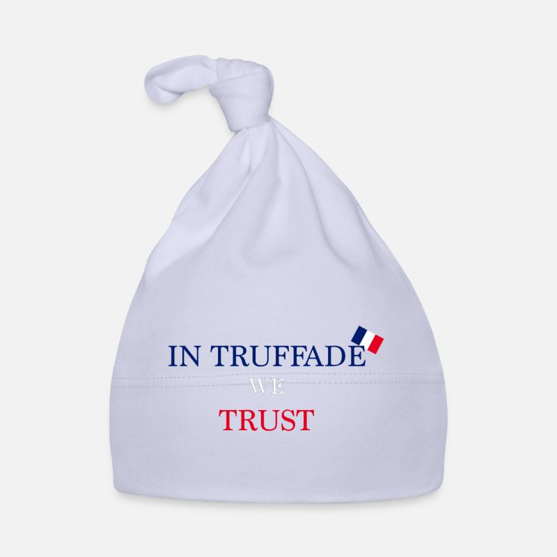 In truffade we trust - Bonnet bio Bébé - ciel