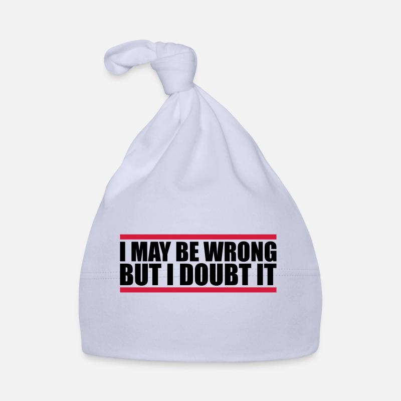 I may be wrong Baby Bio-Mütze