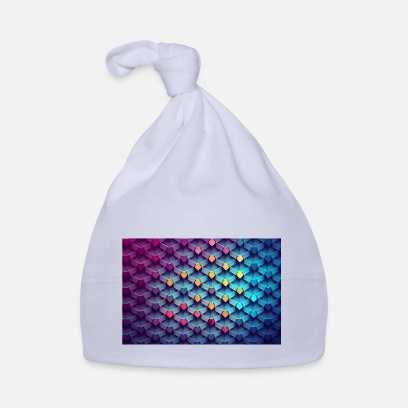Abstraktes Pattern Baby Bio-Mütze