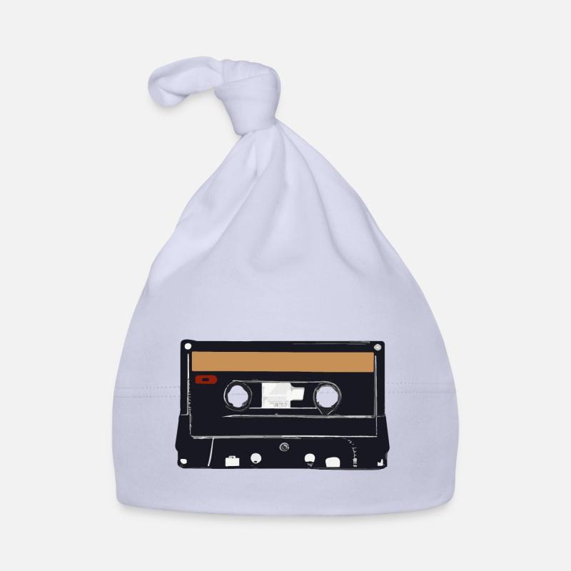 Kassette Retro Geschenkidee Baby Bio-Mütze