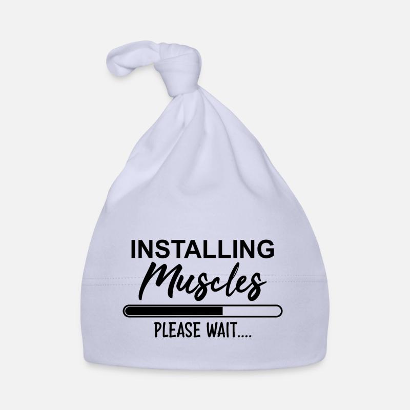 installing muscles Organic Baby Cap