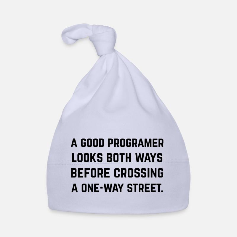 A good programmer looks from 2 sides Organic Baby Cap