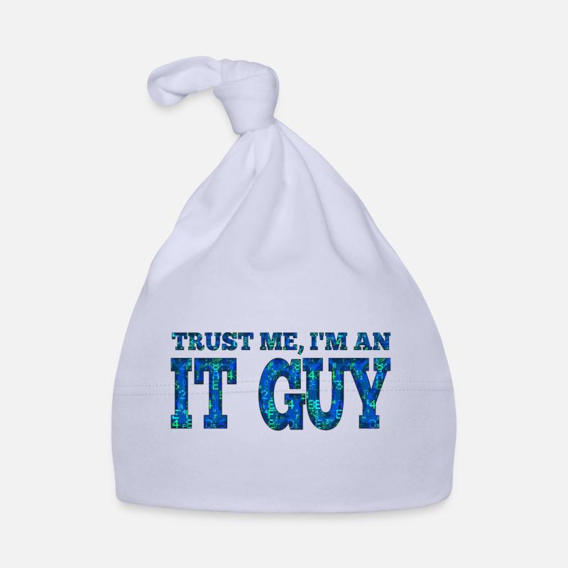 IT-Typ Unterstützung Geek Computer Computer Geek Techniker Baby Bio-Mütze