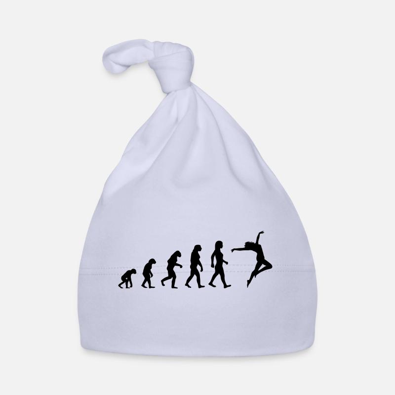 Evolution Woman Dancing Organic Baby Cap