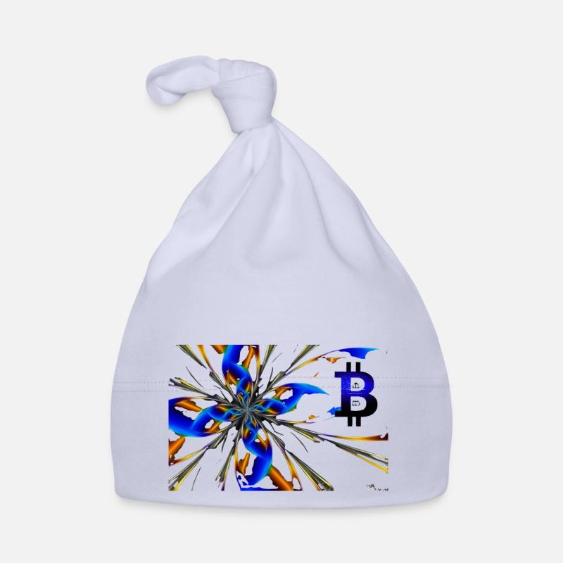 Abstract Bitcoin 1 Organic Baby Cap