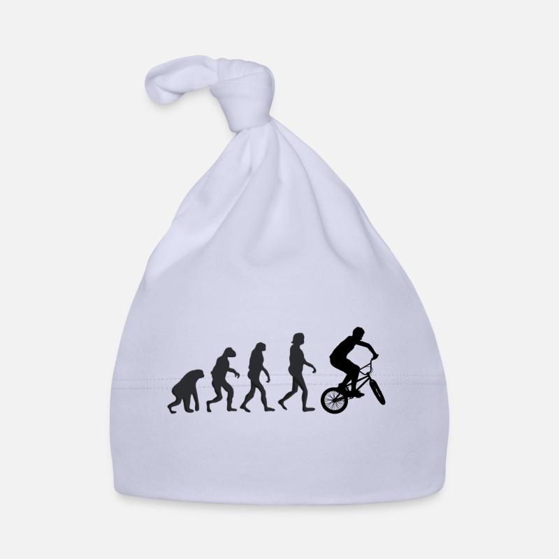 Fahrrad - Menschliche Evolution Baby Bio-Mütze