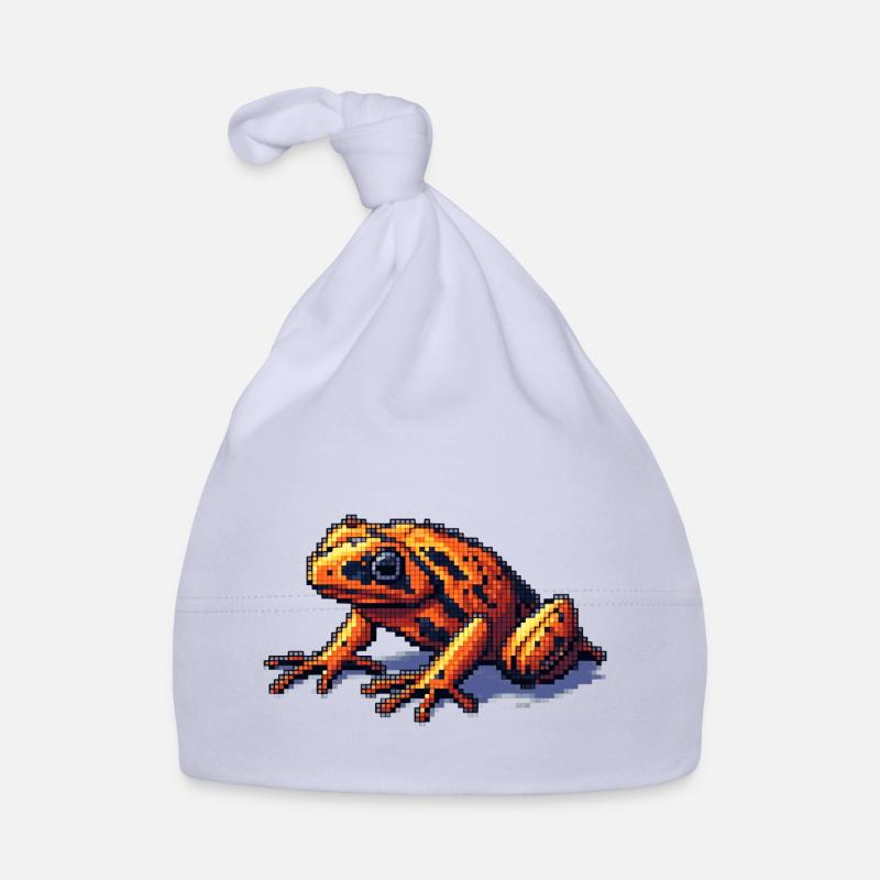 Poison dart frog dans les graphiques rétro 8 bits pixel Bonnet bio Bébé