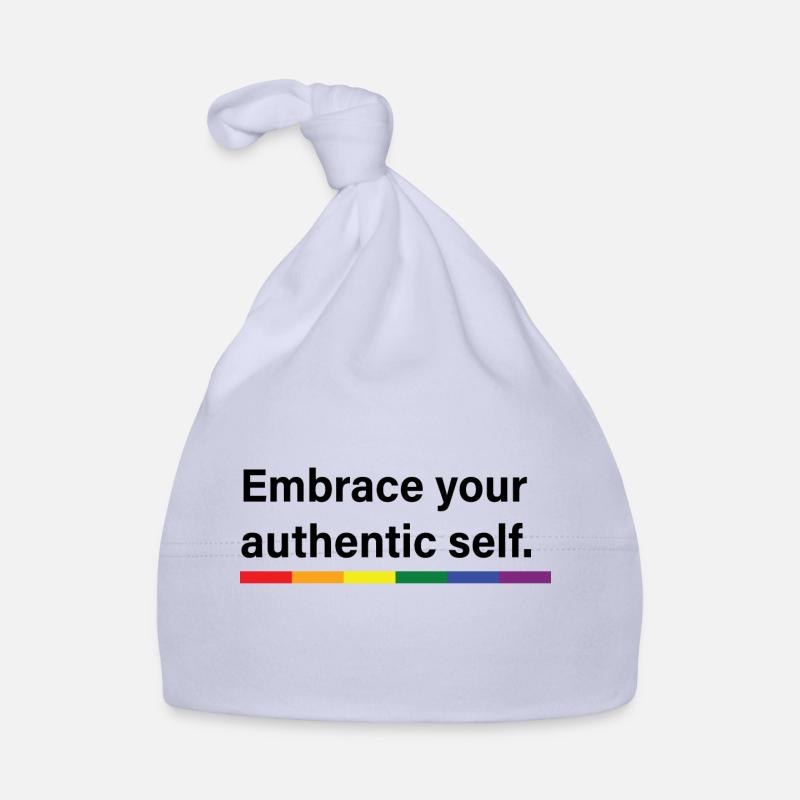 Umarme dein authentisches Selbst Baby Bio-Mütze
