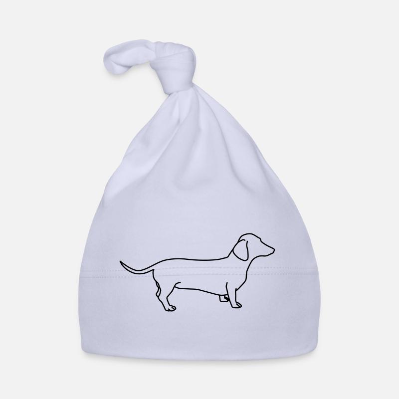Teckel Lineart 1 Bonnet bio Bébé