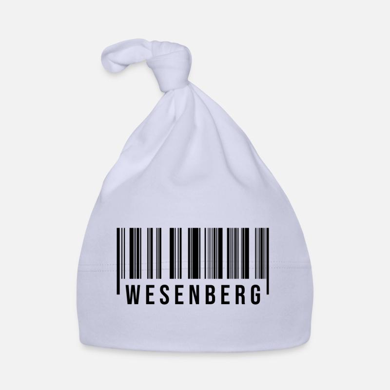 Wesenberg Strichcode Baby Bio-Mütze