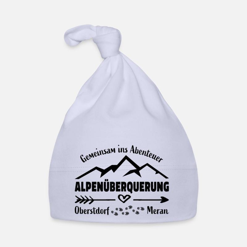 Alpenüberquerung E5 - Gemeinsam Abenteuer -Freunde Baby Bio-Mütze