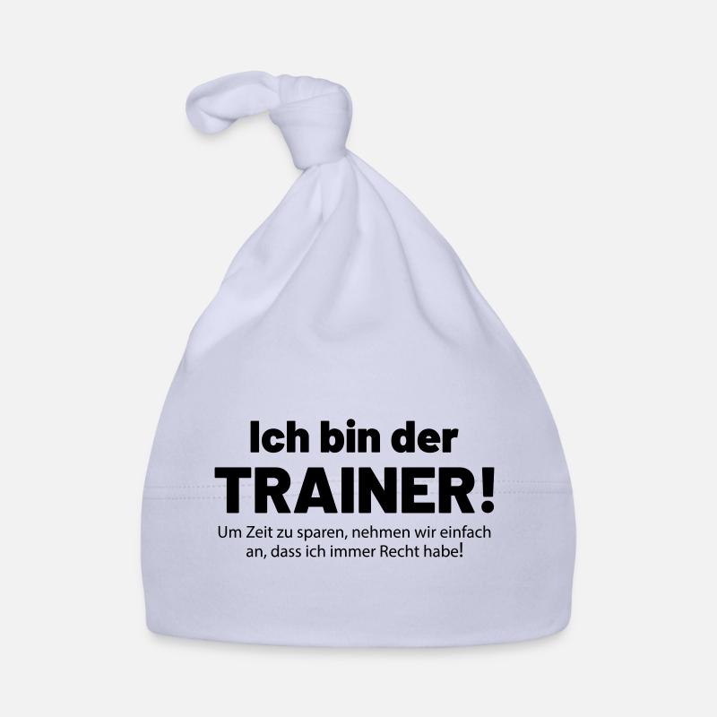 Ich bin der Trainer Baby Bio-Mütze