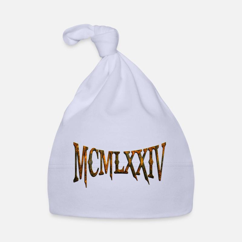 MCMLXXIV 1974 50th Birthday B-Day Birthday Gift Organic Baby Cap