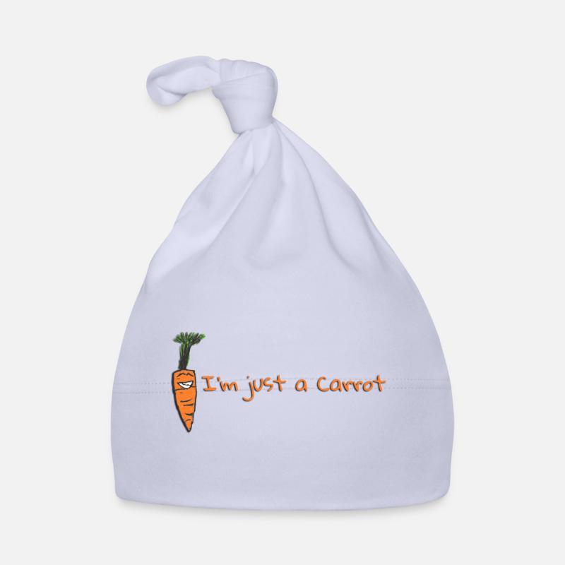 Je suis juste une carotte - Bonnet bio Bébé - ciel