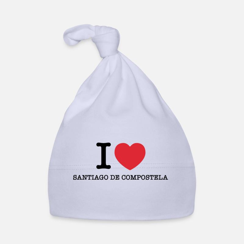 J’aime Saint-Jacques-de-Compostelle Bonnet bio Bébé
