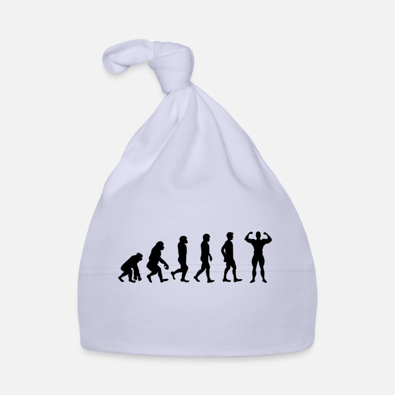 Evolution Bodybuilder schwarz Baby Bio-Mütze