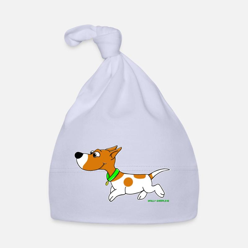 Cute Jack Russel Comic Wolly Sheepling Gaming Organic Baby Cap
