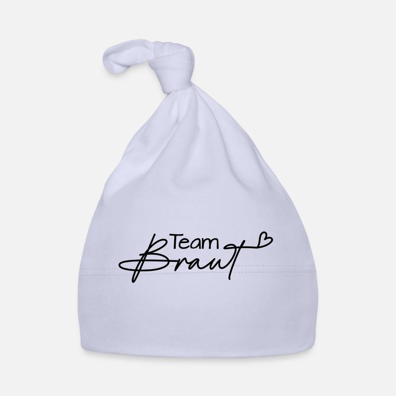 Team Bride Organic Baby Cap