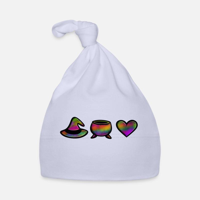 Amour du chaudron de sorcière (coloré) Bonnet bio Bébé