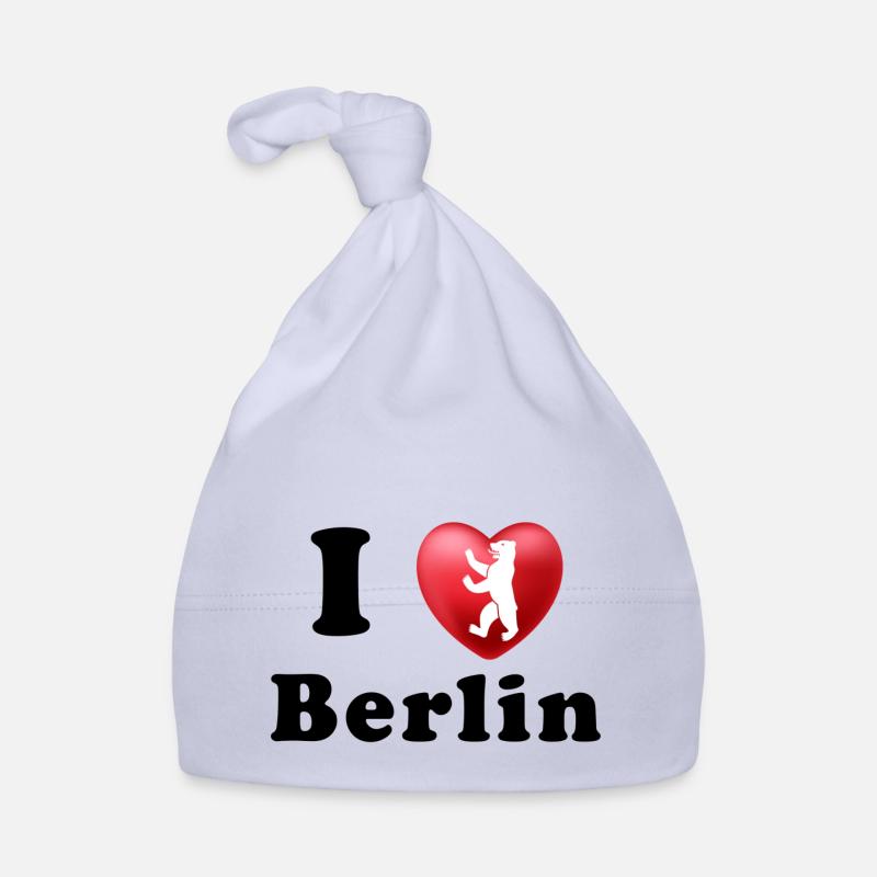 J’ADORE BERLIN - Bonnet bio Bébé - ciel