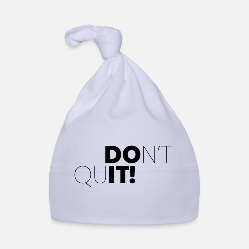 DONT QUIT, DO IT ! Bonnet bio Bébé