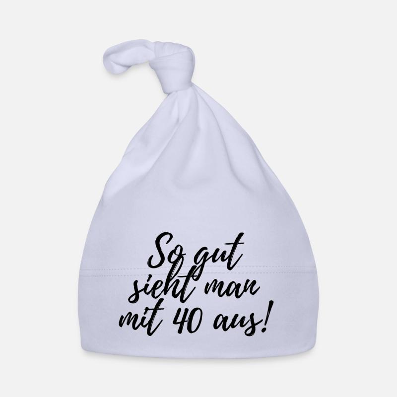 40th birthday Organic Baby Cap