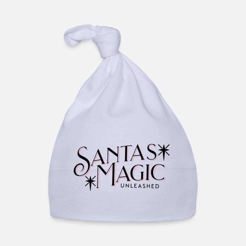 Santa s Magic Unleashed Spruch Baby Bio-Mütze
