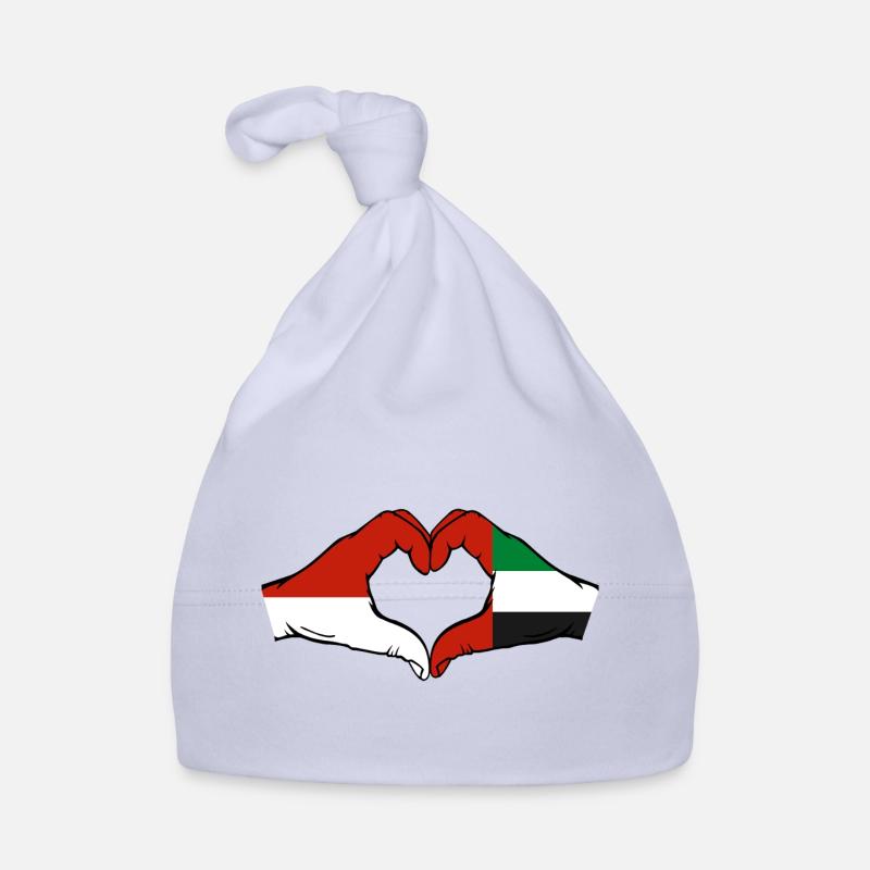 Monaco Drapeau des Émirats Arabes Unis Bonnet bio Bébé