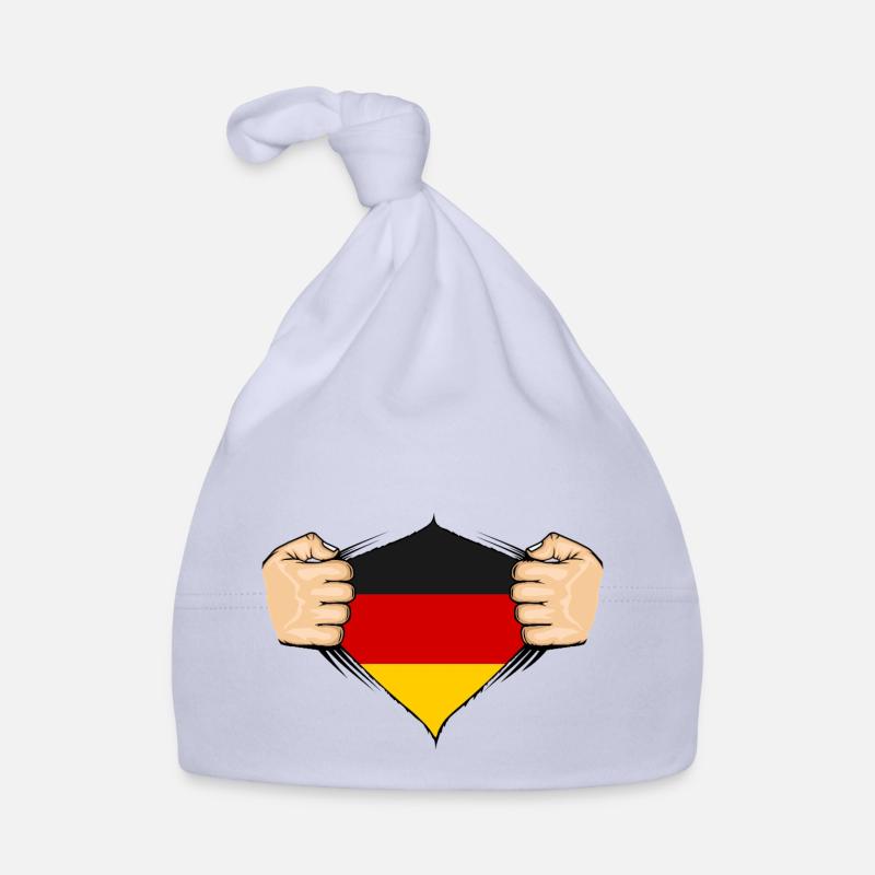 Conception du drapeau de l’Allemagne Bonnet bio Bébé