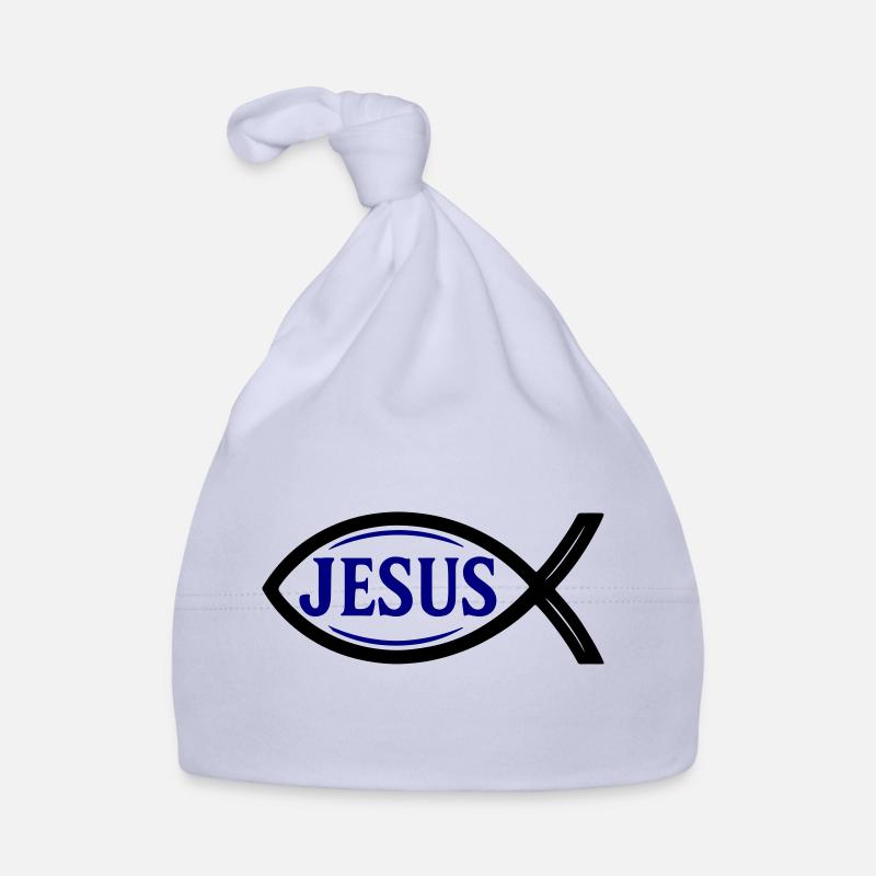 Jesus Fish Organic Baby Cap