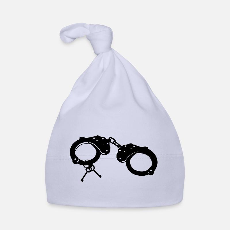 Handschellen - Junggesellenabschied Baby Bio-Mütze