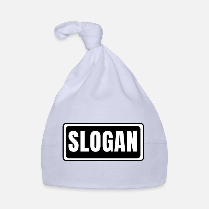 Slogan Baby Bio-Mütze