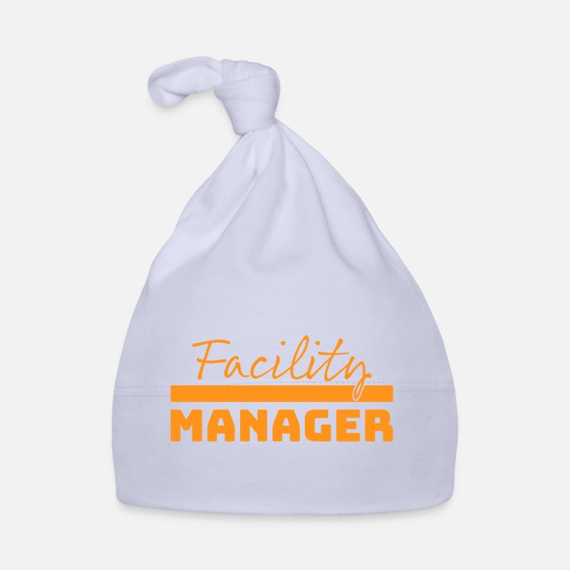 Tshirt Facility Manager orange Bonnet bio Bébé