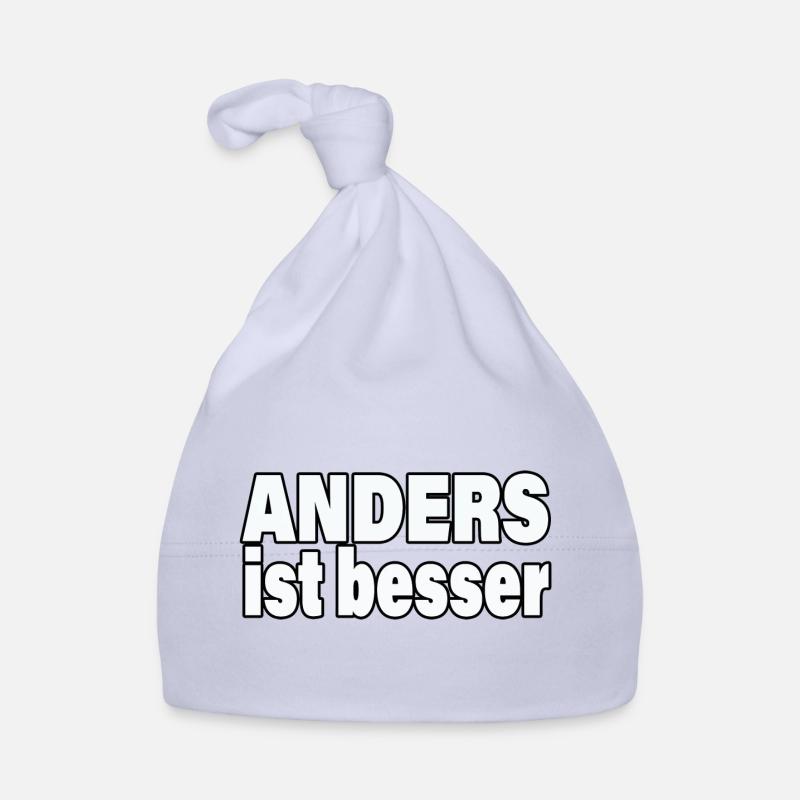 ANDERS IST BESSER Baby Bio-Mütze