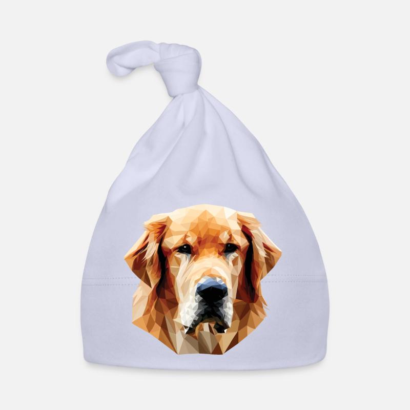 Polygone de chien Labrabor Bonnet bio Bébé