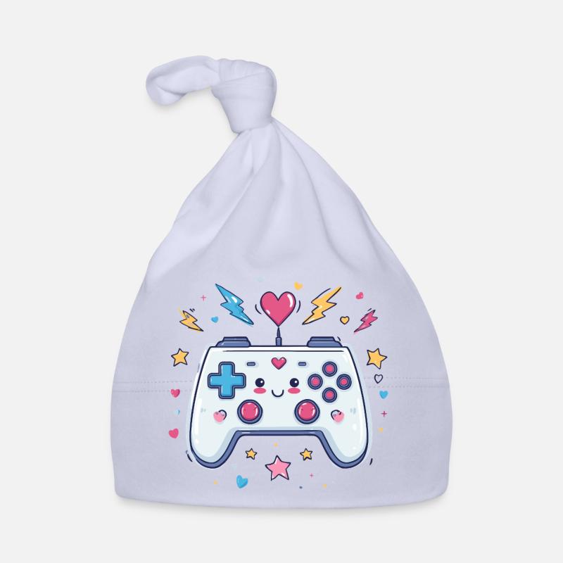 Herzcontroller Doodle Pixel Pop Baby Bio-Mütze
