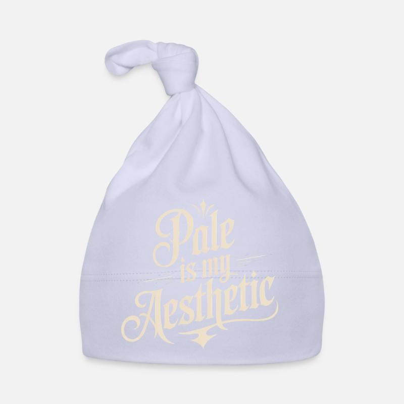 Pâle est ma typographie esthétique Bonnet bio Bébé