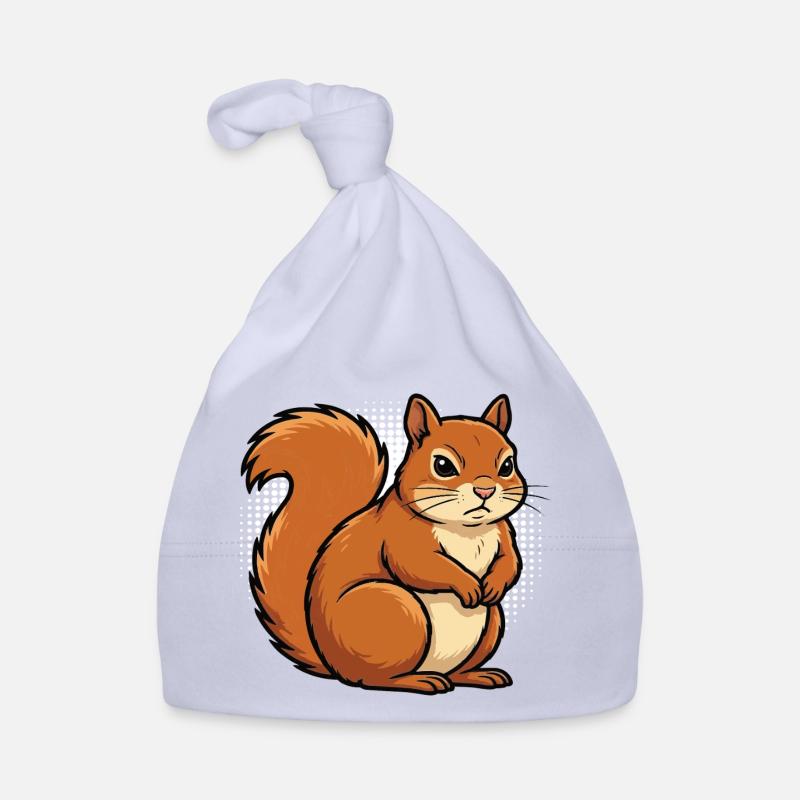 Squirrel Squirrel Squirrel Lover Rodent Organic Baby Cap
