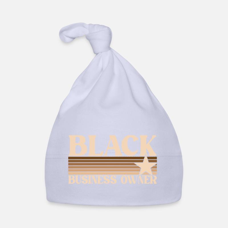 Propriétaire d’entreprise noir - Bonnet bio Bébé - ciel