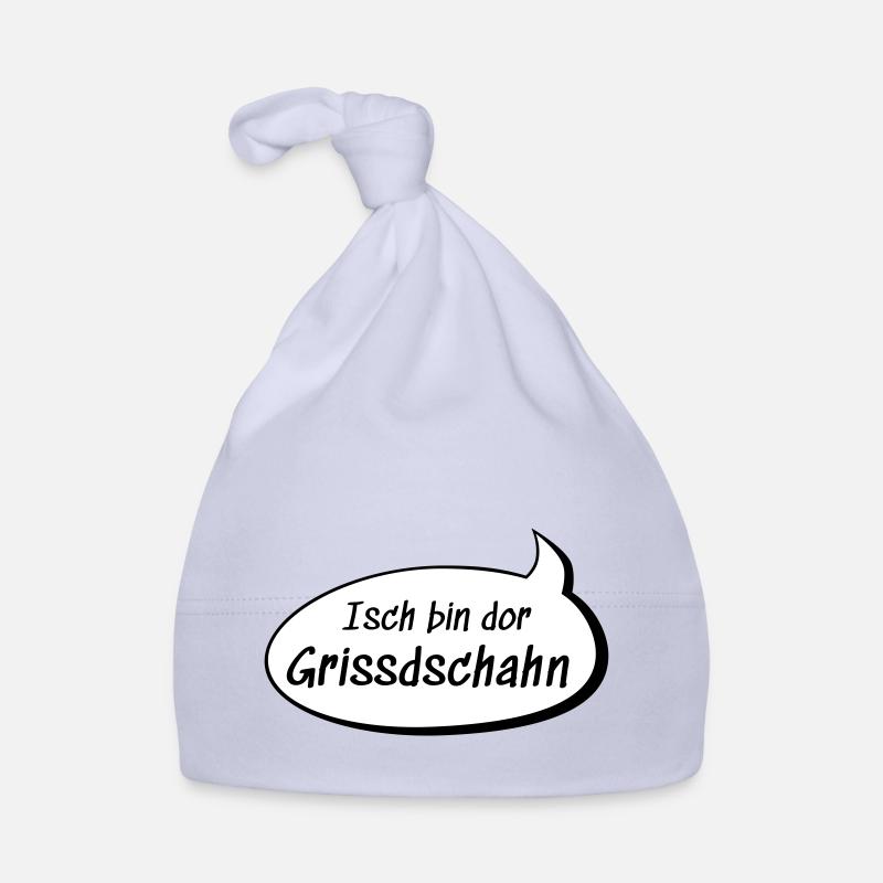 Isch bin dor Grissdschahn Christian auf sächsisch Baby Bio-Mütze